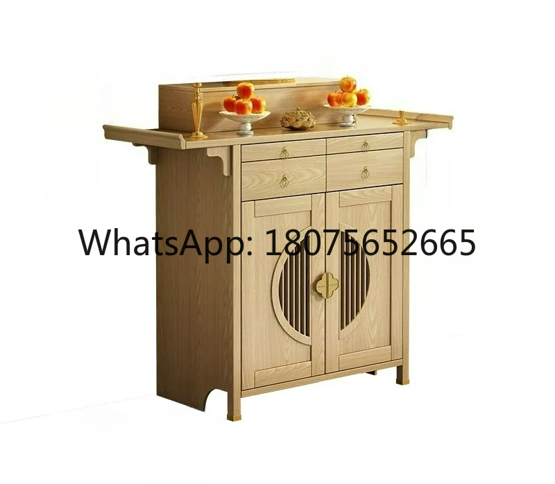 Buddhist shrine offering table Buddhist platform household Bodhisattva incense case God of Wealth incense tribute table