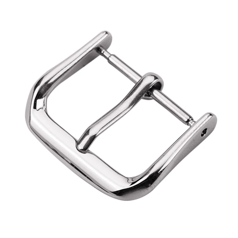 Wholesale 19 styles Stainless Steel Watch Buckle 12 14 16 18 20 22 23 24 26 28mm Silver Meatl Watchband Clasp Strap Accessories