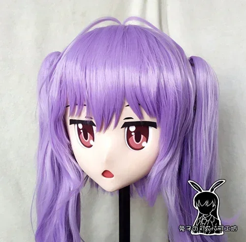 (Rabbit 30) Resin Cross Dressing Girl BJD Doll Mask SILVER LINK Cartoon Anime Cosplay Miyauchi Renge Kigurumi Mask Crossdresser