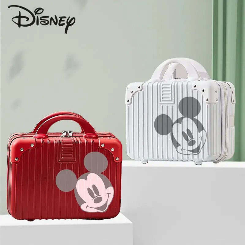 Disney Mickey New Women\'s Makeup Bag Fashionable and High Quality Storage Box Multifunctional Large Capacity Women\'s Handheld