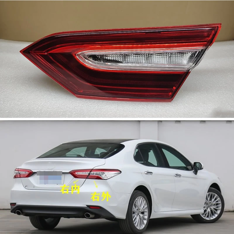 

For 2018-2022 Camry Rear Tail Lamp Anti Chasing Reverse Lamp Cover LED Brake Rear Headlamp Assembly Original Lamp Housing