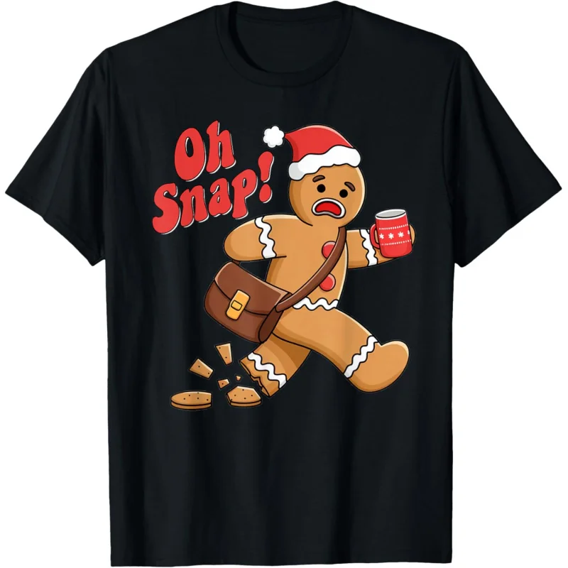 

Gingerbread Funny Oh Snap Christmas Did You Try Icing It T-Shirt