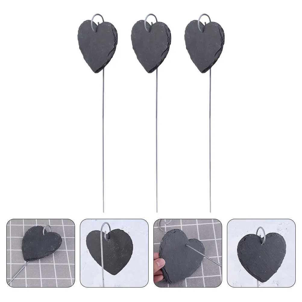 

3pcs Garden Plant Labels Vegetable Category Tag Sturdy Plant Name Tags For Soil Insert Outdoor Flower Identifying Boards