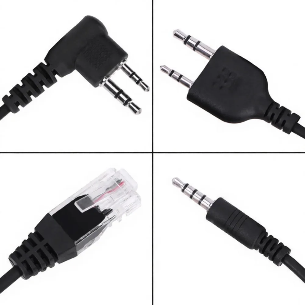 Convenient 8 In 1 Walkie Talkie Writing Frequency Cable USB Data Cord Universal Programming Lead For Radio Devices