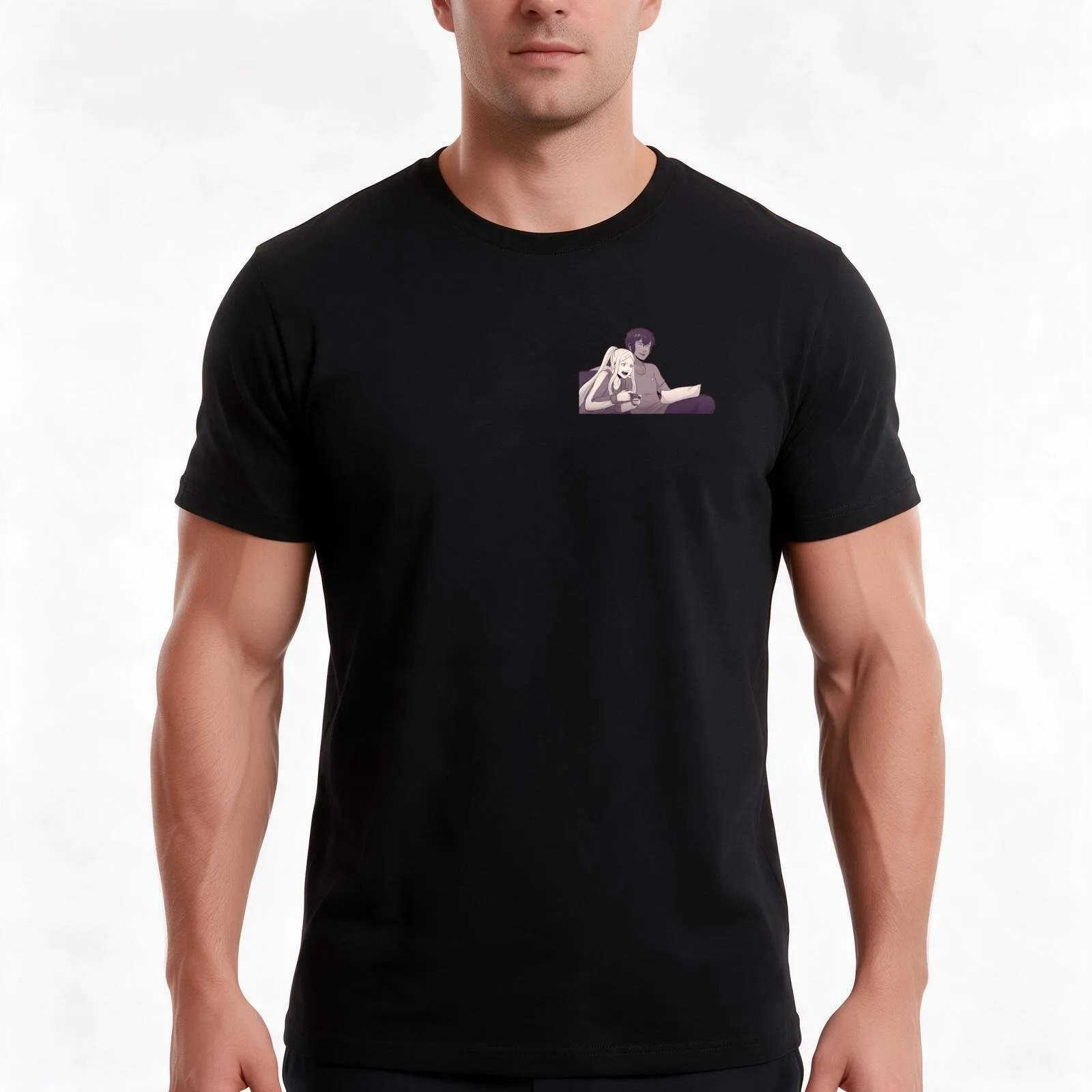 Kay & Yu Gaming T-Shirt, Summer Casual Cotton Tee, Oversized Streetwear Tops, Vintage Graphic Print, Loose Fit Short Sleeve