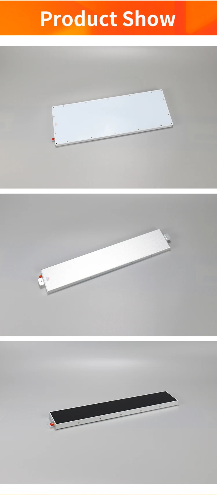 UHF RFID Antenna 900*100*20mm 12dBi PVC Linear Polarization Flat UHF RFID Antenna for Access Control System