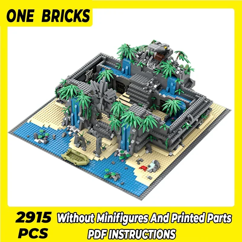 Moc Building Bricks Famous Adventure Game Model The Lost Temple Technology Modular Blocks Gifts Christmas Toys DIY Sets Assembly