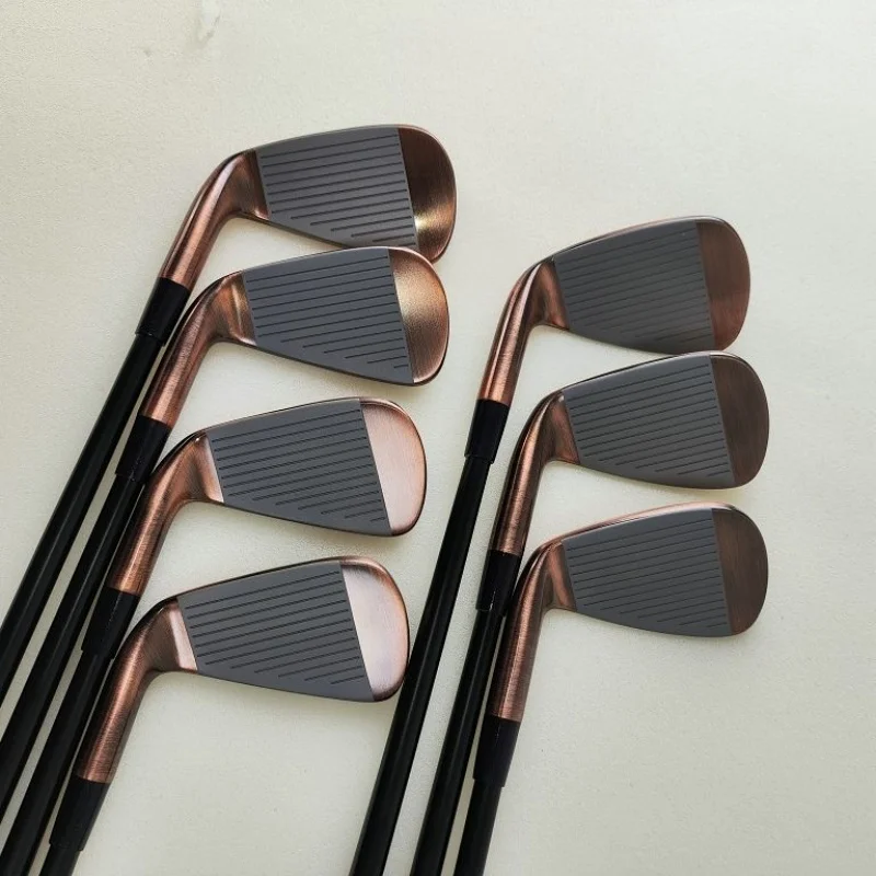 2024New Men\'s Copper limited edition 790 Iron Set Fourth generation Golf Irons 7pcs 4-9P R/S/SR Flex Steel/Graphite Shaft