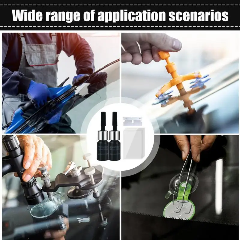 Kit di riparazione del parabrezza dell\'auto crepe go Nano Fluid Filler Glass Repair Fluid Glass Repair Kit di riparazione dello schermo del telefono
