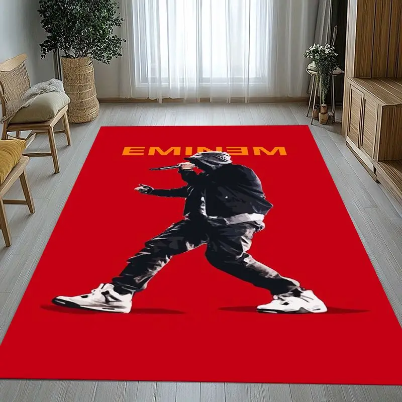 Rap God Slim Shady Eminem Hiphop Soft Non-Slip Large Area Rug for Living Room,Bedroom Playroom Carpet Mat for Sofa,Home Decor