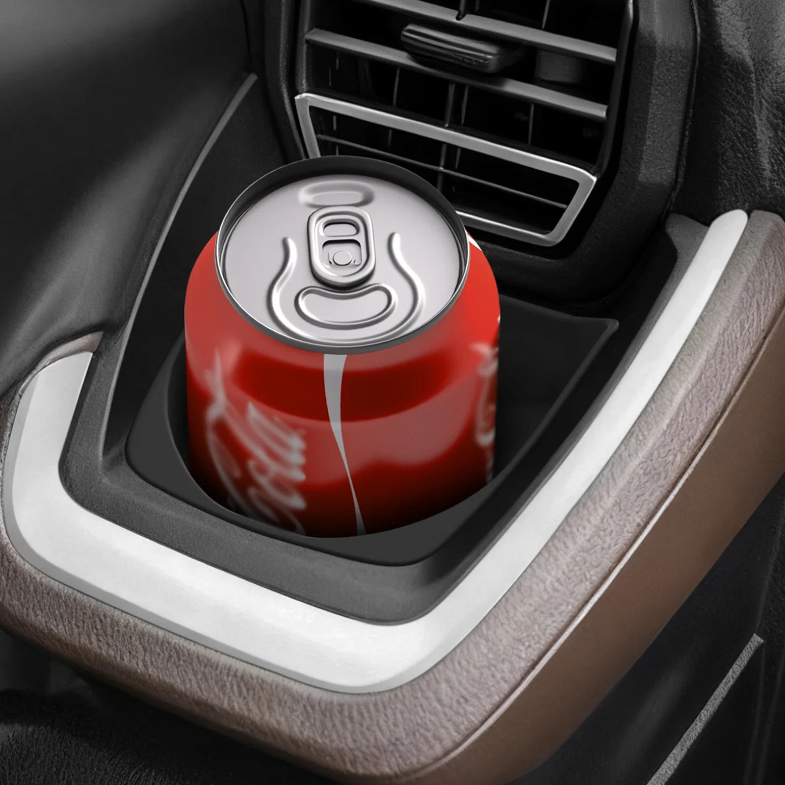 

LUCKEASY Car Dashboard Cup Holder Cover for DAIHATSU MOVE LA850S LA860S 2025 Shock-Absorbing Tray Silicone Tidying Accessories