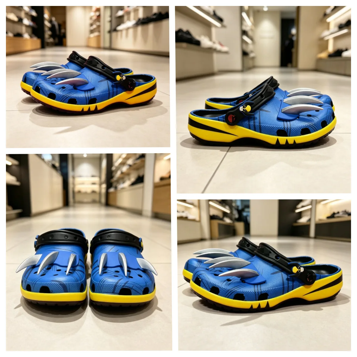 Cartoon Trendy Hole Shoes Breathable Sandals Unisex Lightweight Anime Beach Slippers Casual Shoes Summer Pool Garden Slippers