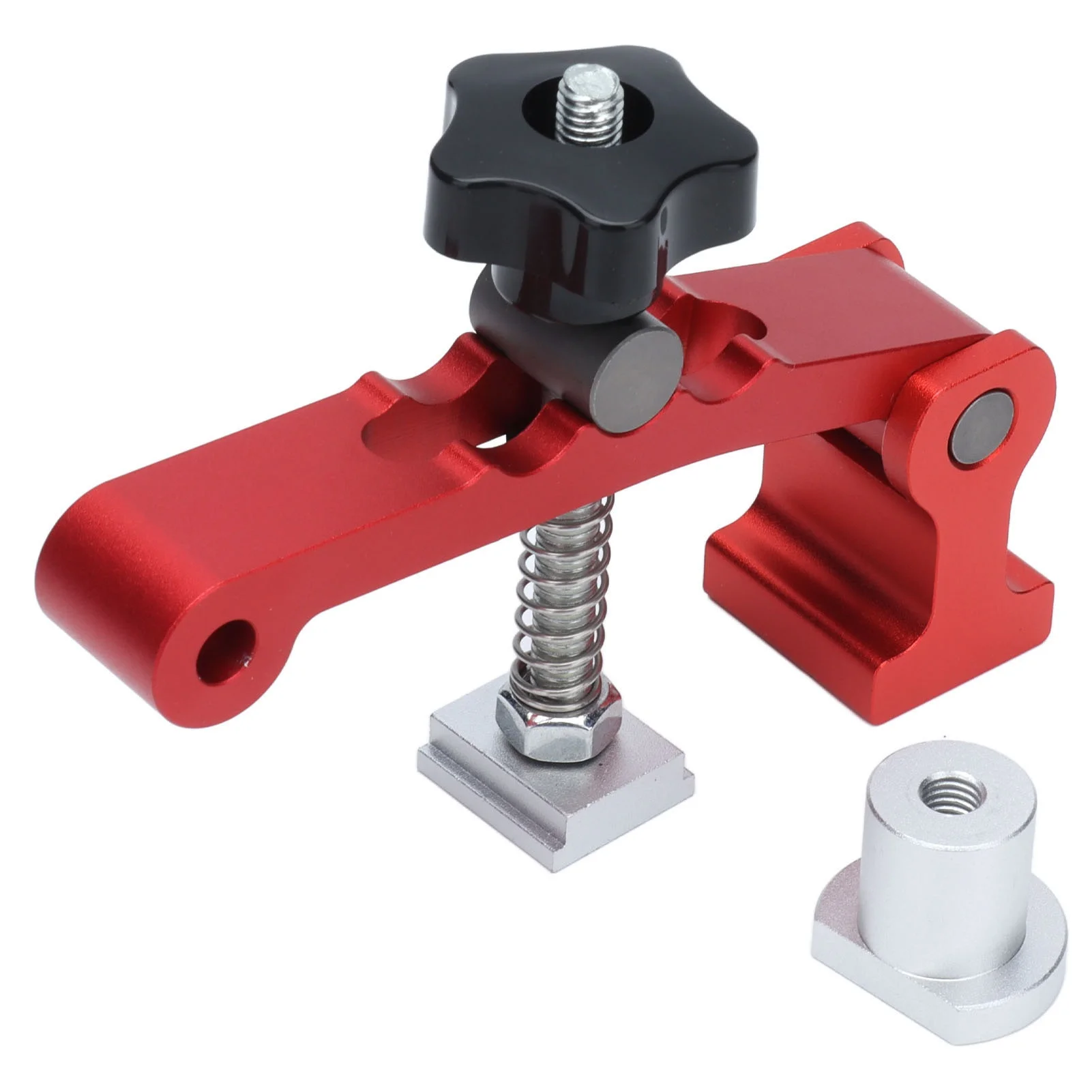 T Track Clamps Aluminum Alloy 6061 Quick Hold Down Clamp Desktop Fixed Clip for Woodworking