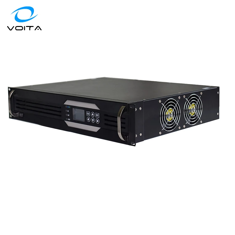 VOITA Factory Price AC Bypass Inverter 2kva 48v Rackmount To 220VAC True Sine Wave 2KVA 1600W Inverter