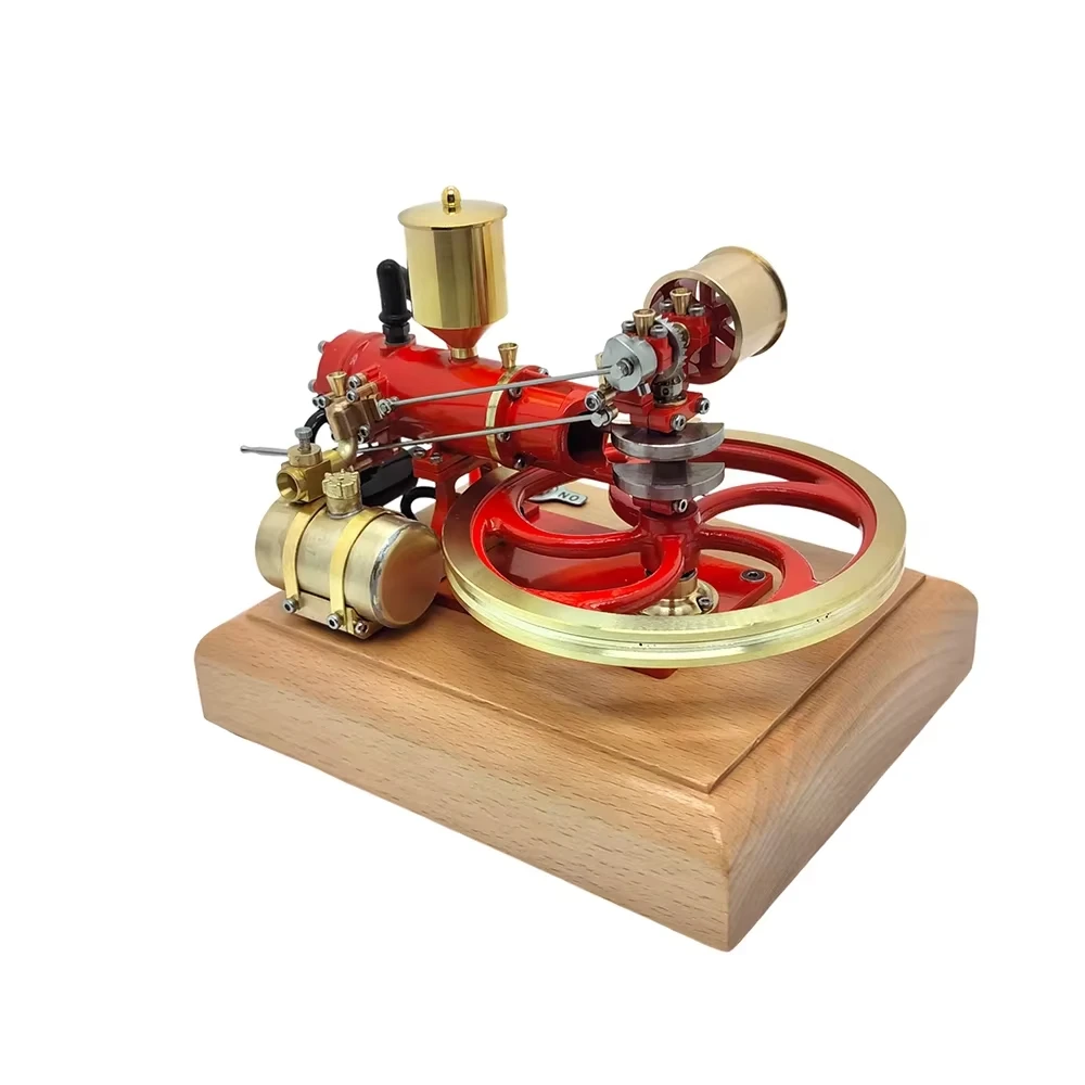 

DIY R18 Horizontal Single cylinder Four stroke Engine Three wheel Internal Combustion Engine Model Toy Collection To Give Away