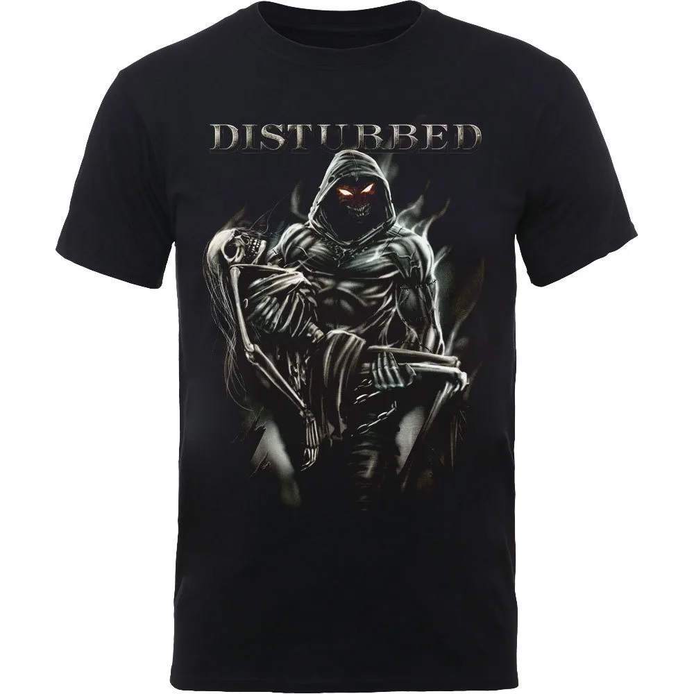 

Disturbed Lost Souls Shirt Peripheral Pattern Printing Summer Luxury Brand Cotton Men's and Women's T-Shirts Short Sleeves