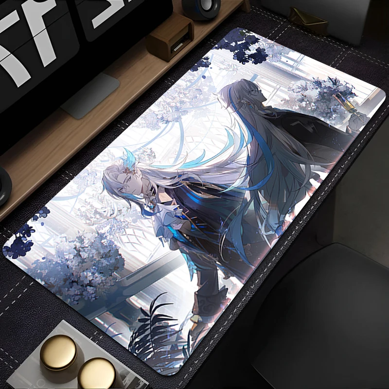 Mouse Pad Office Laptop Keyboard Mousepad Pc Computer Desk Mat G-genshin Impact Neuvillette Gaming Pad Mouse Mats For Best Gift