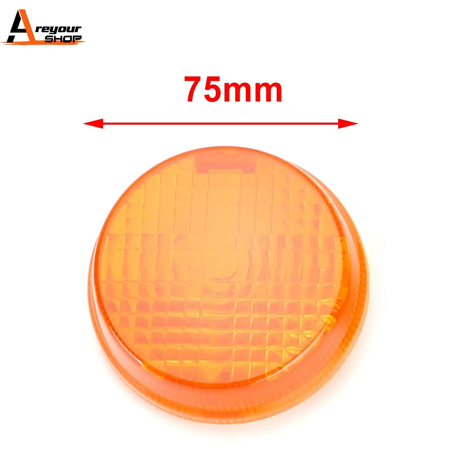 Areyourshop Turn Signal Light Lenses Cover For Honda Shadow Spirit VT750 Vulcan VN