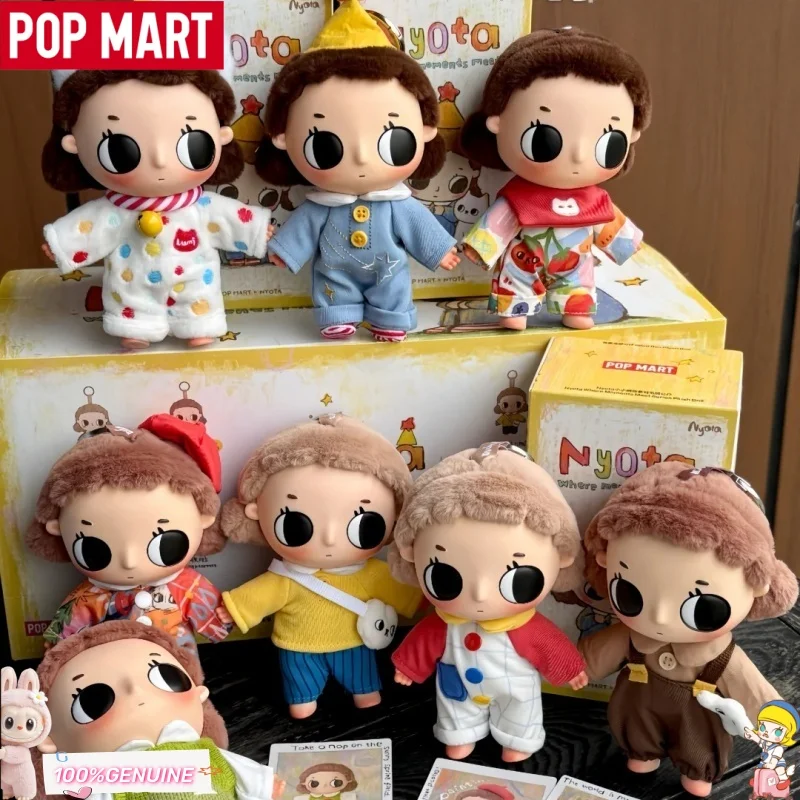 

POPMART Nyota Where Moments Meet Series: Коллекционная фигурка-сюрприз (Blind Box) – Оригинальный декор для рабочего стола, подарок для взрослых коллекционеров