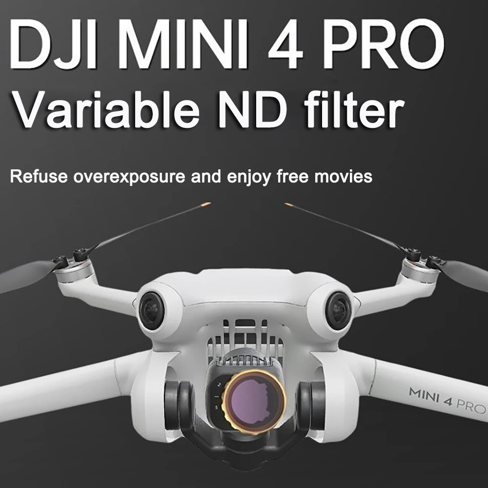 For DJI Mini 4 Pro Lens Filter CPL ND Adjustable 2-5 6-9 Polarizer Lenses Set For DJI Mini 4 Pro Drone Filters Kit Accessories