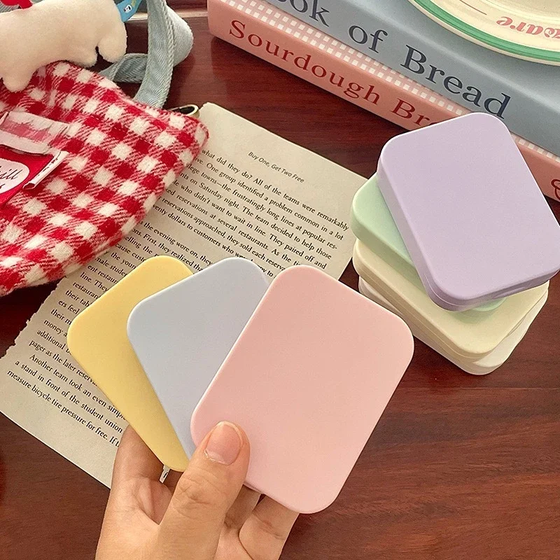 Macaron Color Contact Lens Case Portable Travel Contact Lenses Storage Box With Mirror Tweezers Solution Bottle