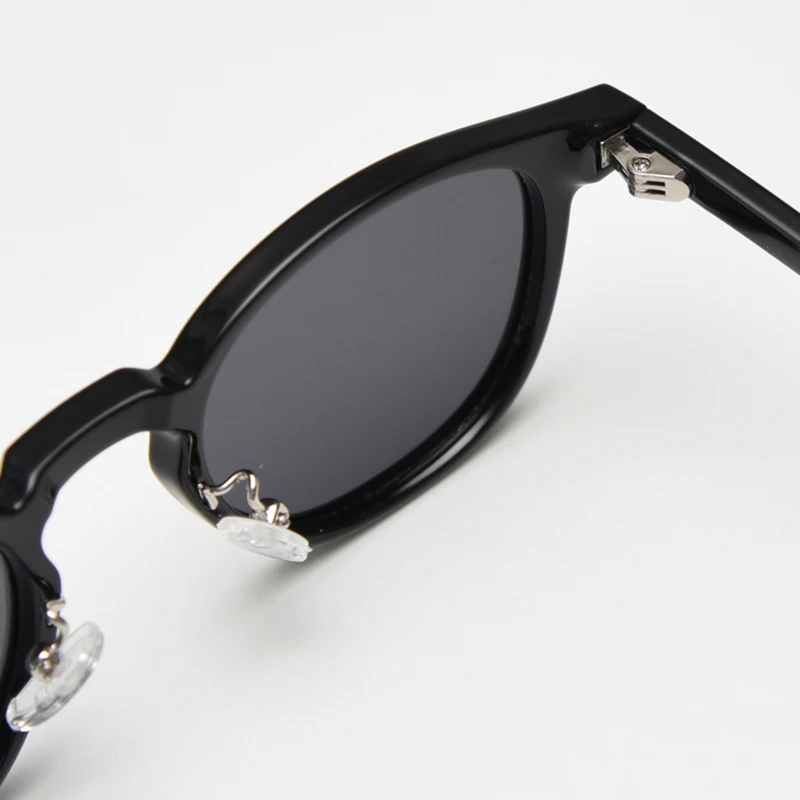 Kachawoo Damen-Sonnenbrille, rund, polarisiert, blau, grau, schwarz, Retro-Sonnenbrille, Herren-Accessoires, leichter TR90-Rahmen, Geburtstagsgeschenk – Detail 13
