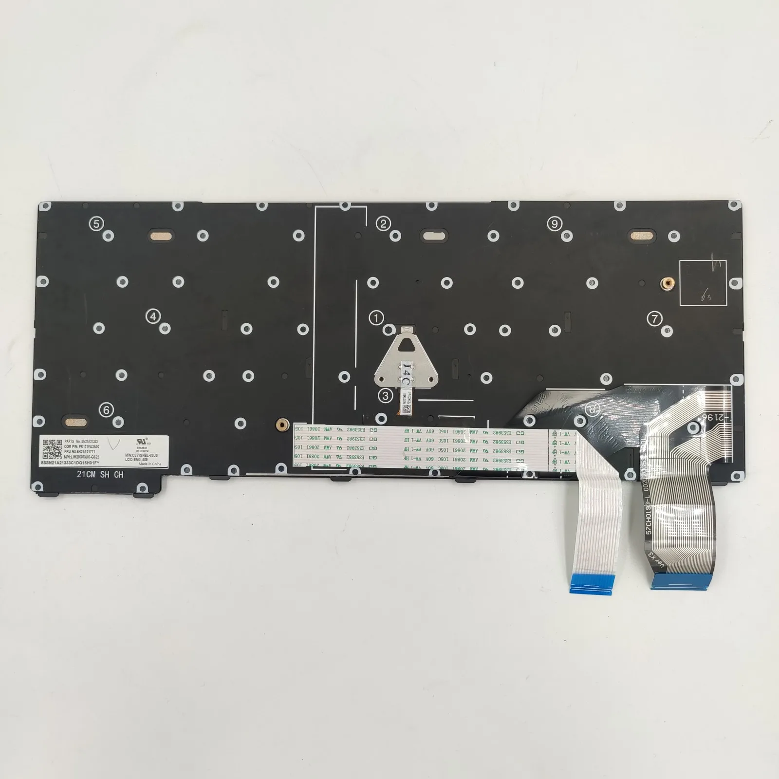 

US FR Layout for Lenovo Thinkpad L13 Gen 5 Type 21LB 21LC Laptop Keyboard