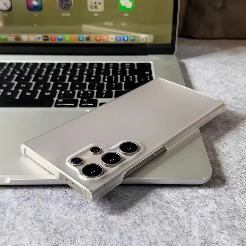 For Samsung Galaxy S26 Ultra Plus Case Ultra-thin Solid Color Micro-frosted PC Cover For Galaxy S26+ Shockproof Bumper Funda