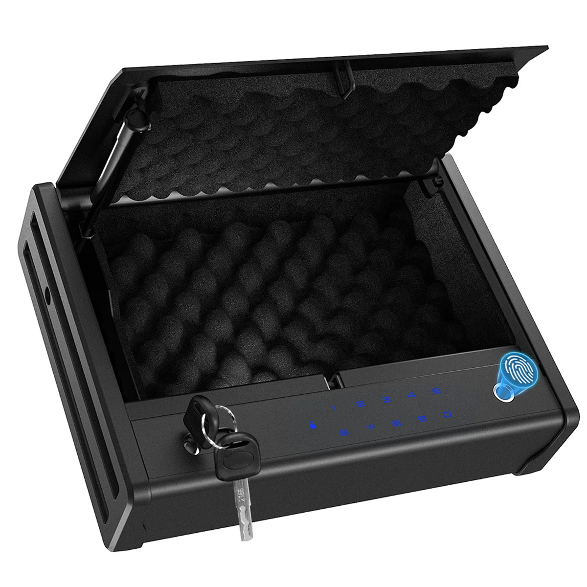 

Blacksmith SF-0201 Pro биометрический пистолет, сейф для пистолета, шкафчик для 2-х пистолетов, управление через приложение, отпечаток пальца, быстрый доступ, сейф для пистолета