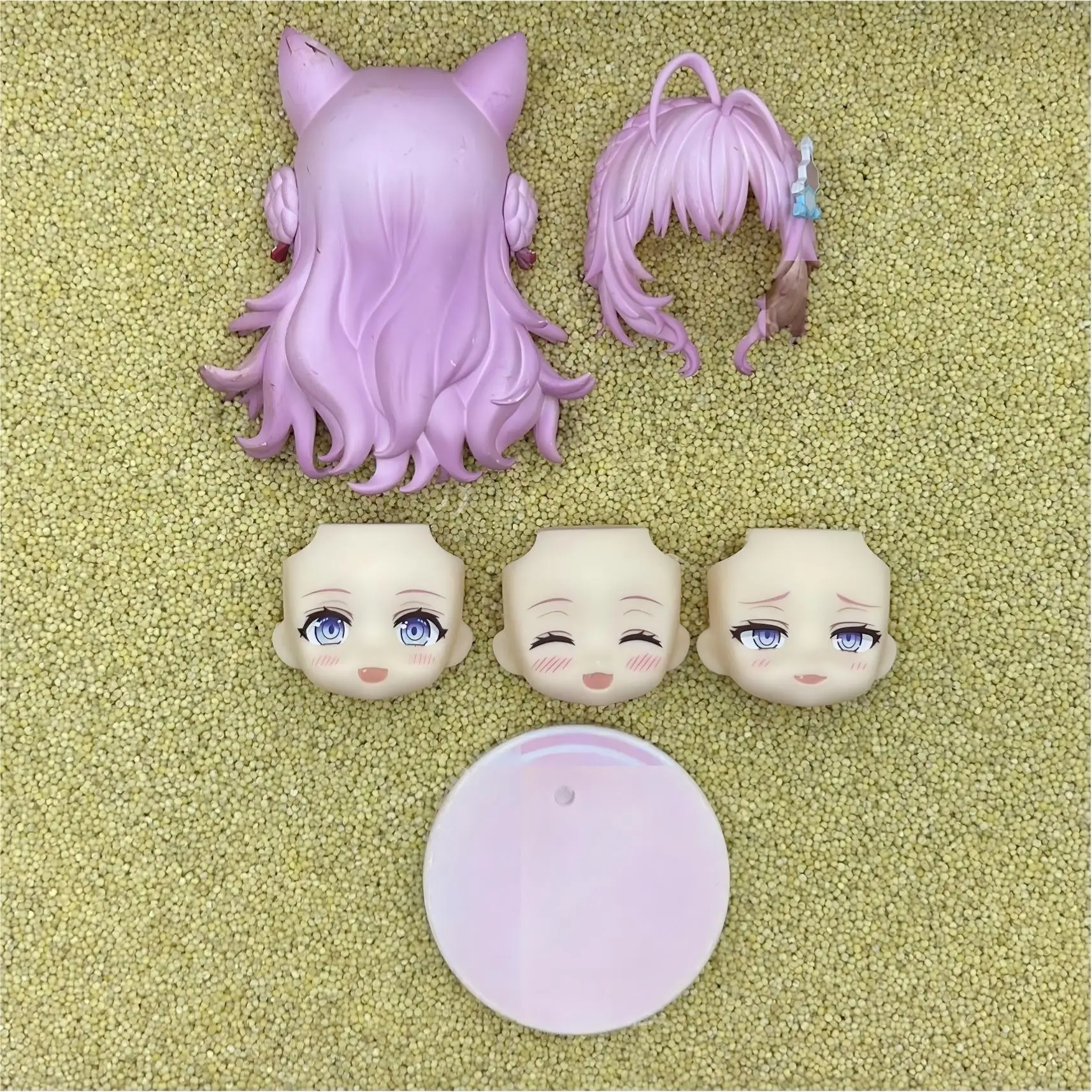 GSC Clay Man hair OB11 hair doll accessories