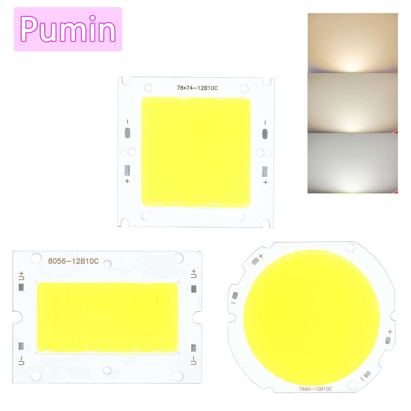 

High Brightness Lamp Beads 50W DC30-32V COB LED Light Source Chip On Board LED Matrix for DIY Floodlight Stage Lights Spotlight