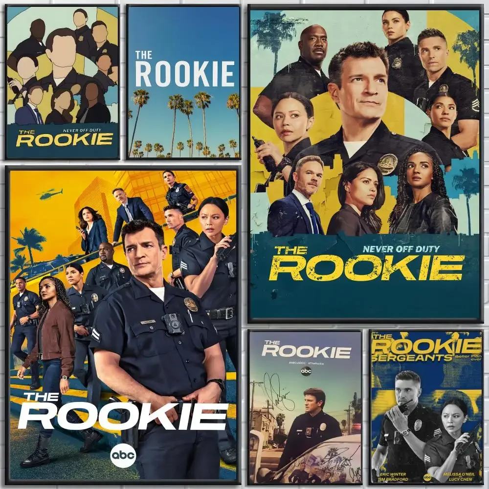 TV Series The Rookie Poster Home decor posters for bedrooms and living rooms—high-definition cartoon movie-themed wall art.