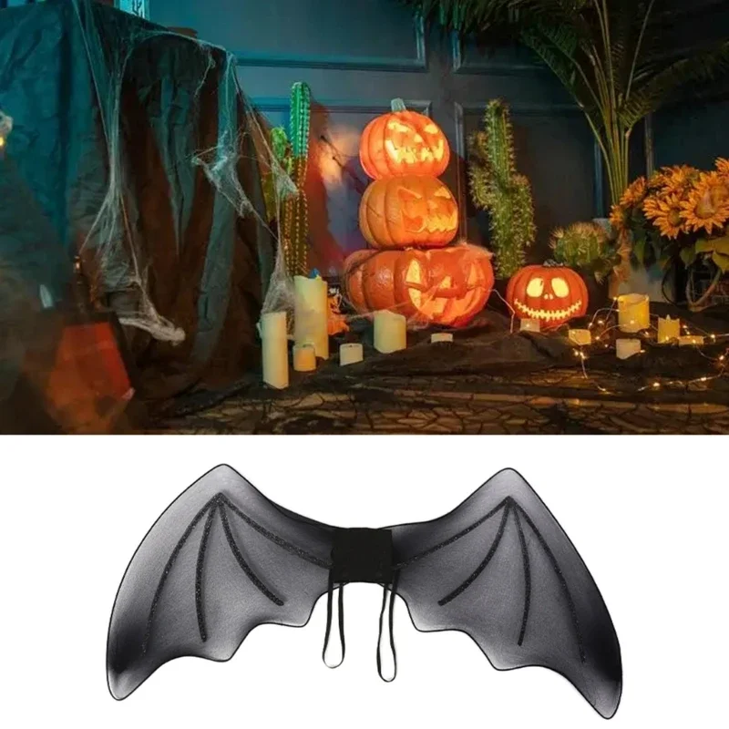 Devil Wings-Lifelike Halloween Bat Wings Cosplay Elf Wings Party-Favors for Kids