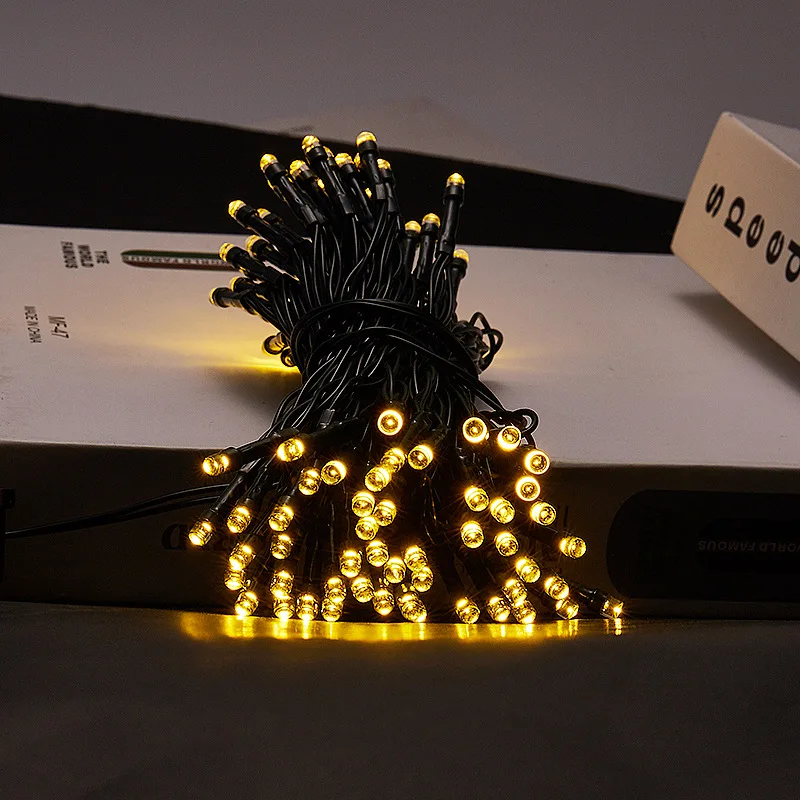 

1PC Solar Powered String Lights Waterproof Light for Holiday Christmas Halloween Festival Atmosphere Garden Wedding Party Decor