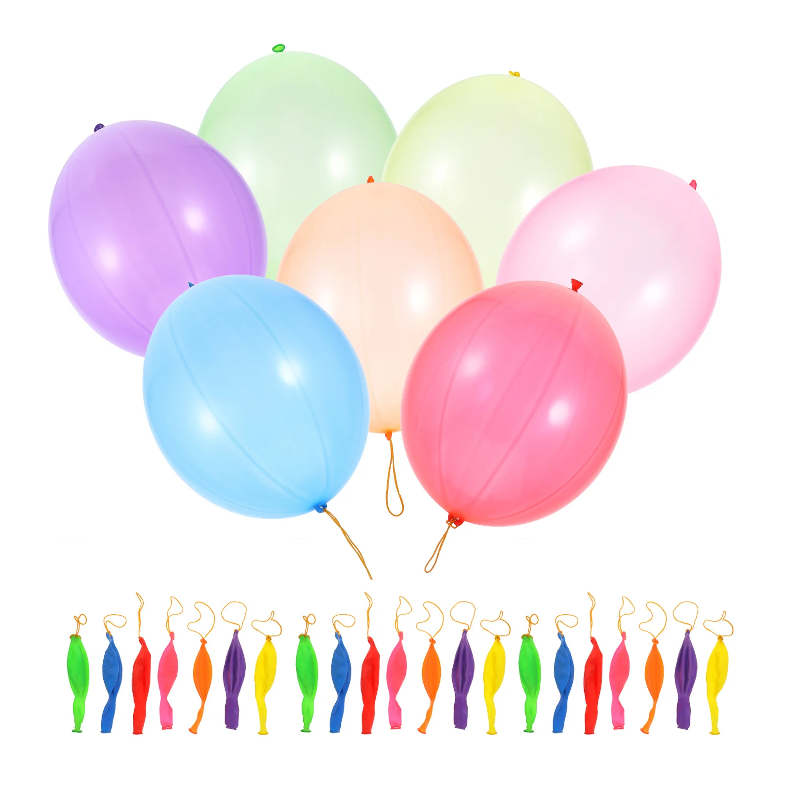 

50Pcs Punch Balloons Latex Birthday Party Bag Fillers Kids Fun Supplies Boys Girls Party Game Props Punch Balloons