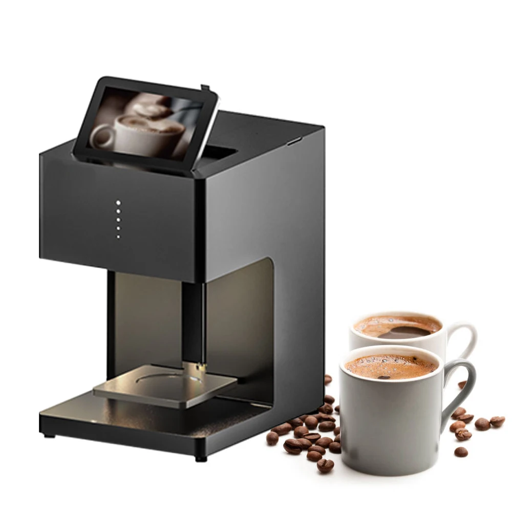 Automatic Latte Art Machine Fantasia Coffee Printer Food Surface Printer Caramel Cartridge Quick Latte Commercial Coffee Tools