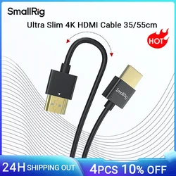 SmallRig Ultra Slim 4K Cable 35cm/ 55cm Ports For BMPCC 6K DSLR Camera/Monitor/Wireless Video Transmitter & Receiver Cable 2956B