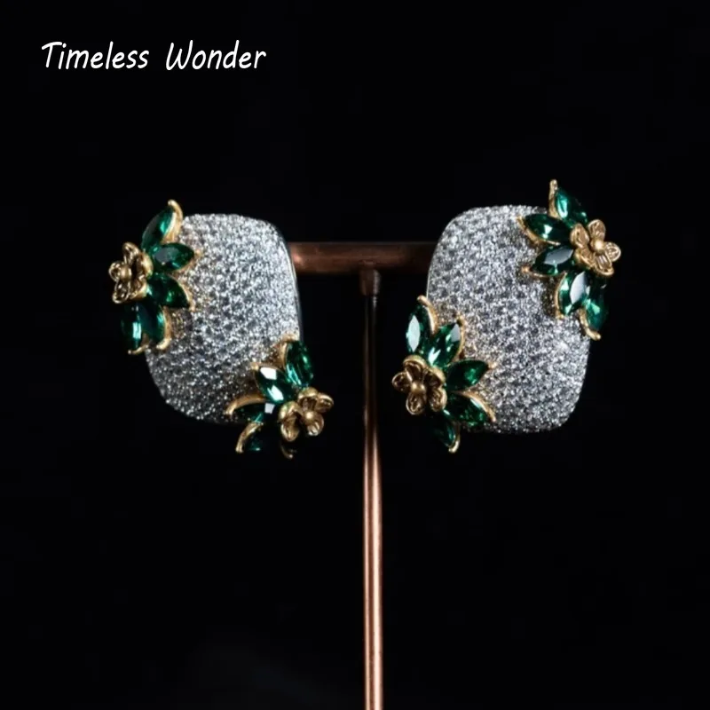 

Вневременные серьги-гвоздики с цирконием и геометрическим цветочным принтом для женщин, дизайнерские ювелирные изделия, подарок на подиуме Brincos, простой стиль, топ 3665