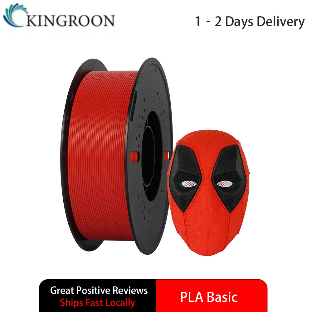 KINGROON 1KG PLA Basic 3D Printer Filament 1.75mm ±0.03mm Mixed Colors Bundle FDM 3D Printing Material Fast Shipping