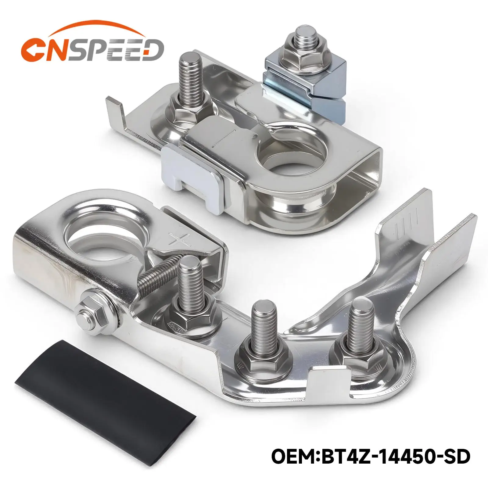 

Positive and Negative Battery Terminal Clamp For Ford Super Duty F-250 F-350 F-450 Chevy Silverado 1500 2500 3500 BT4Z-14450-SD