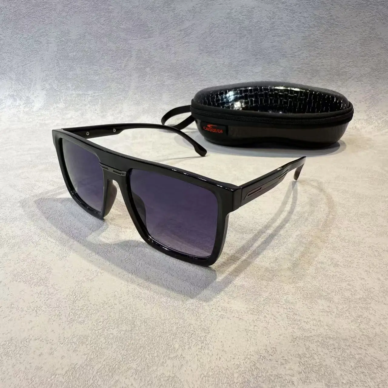 جديد كاريرا الرجال العلامة التجارية النظارات الشمسية خمر نظارات شمسية الرجال النساء كبيرة مربع كبير الحجم الملونة في الهواء الطلق الرياضة القيادة نظارات 8909