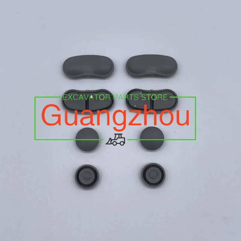 

2pcs/lot Rexroth button switch Sany Zhonglian XCMG Lovol kobelco sk komatsu pc operating handle rubber rotary drilling rig parts