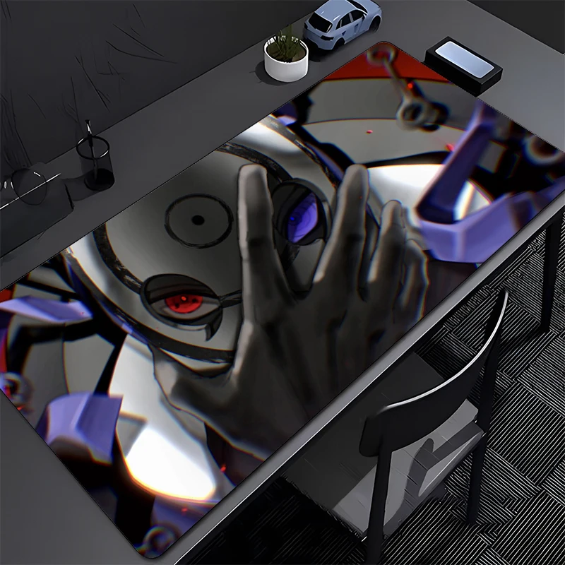 

NARUTO Uchiha Obito Gaming Mouse Pad Gamer Computer Accessories Keyboard Table Mat Mousepad Company Laptop Desk mat PC Mousepad