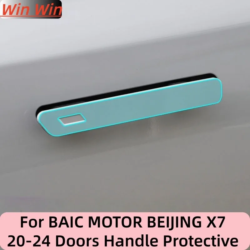 

For BAIC MOTOR BEIJING X7 20-24 Doors Handle Protective Sticker Anti-scratch Protection Modification Accessories Refit