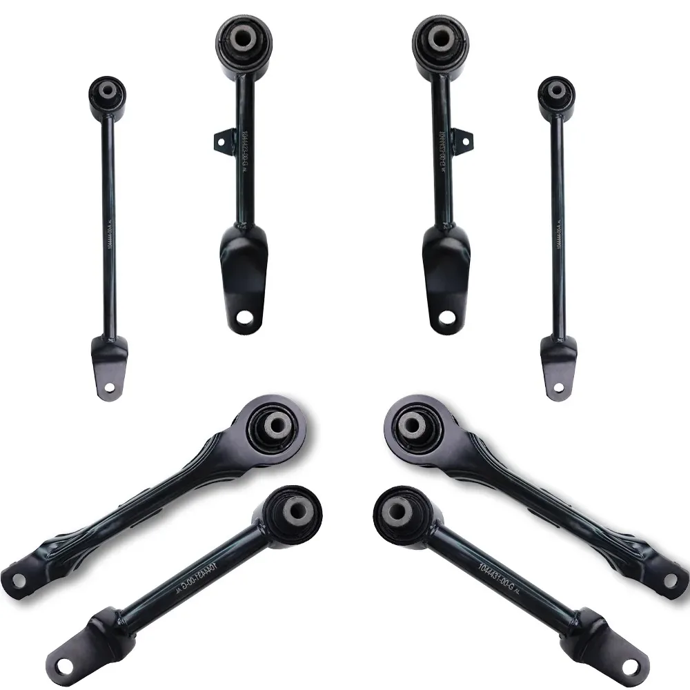 8PCS Rear Lower Control Arm Left Right Suspension for Tesla Model 3 5YJ3 Y 5YJY 2017- 2022 1044423-00-G 1044444-00-A 104442700C