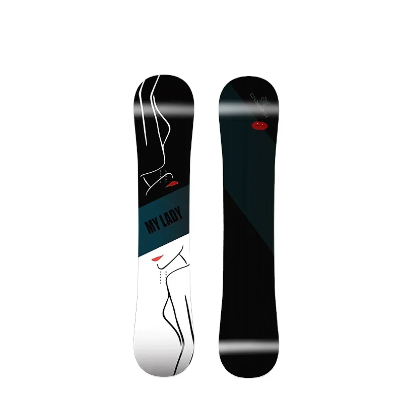 Hardwood Single Board Adult Snowboards All Mountain Use Customized Design Ski Free Boards OEM Custom Trainer Ski Snowboard