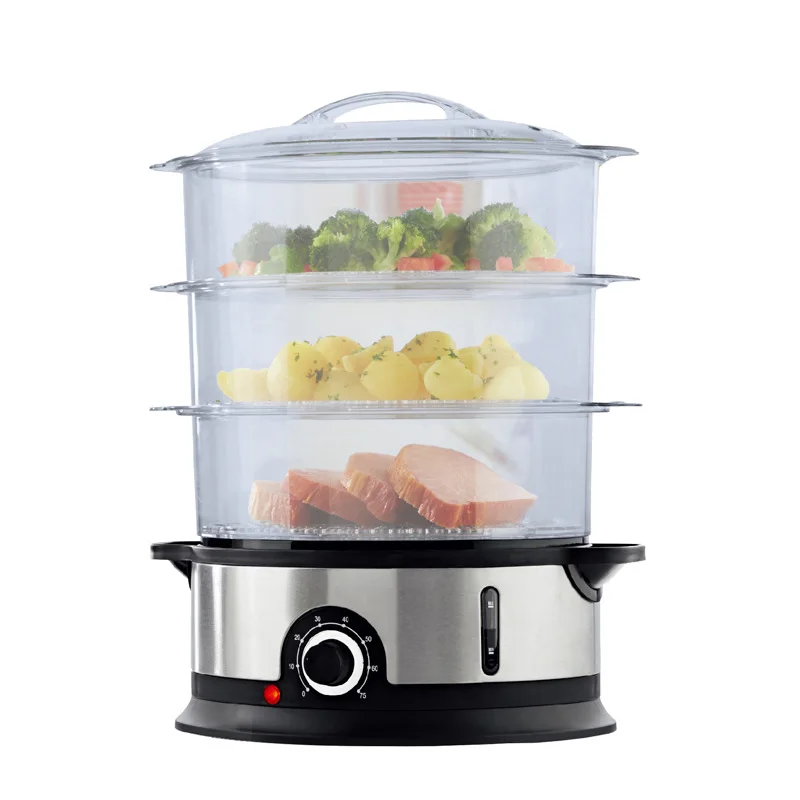 

Healthy Cooking Electric Food Steamer Home Food Warmer Cooker Vegetables Steam Cooker