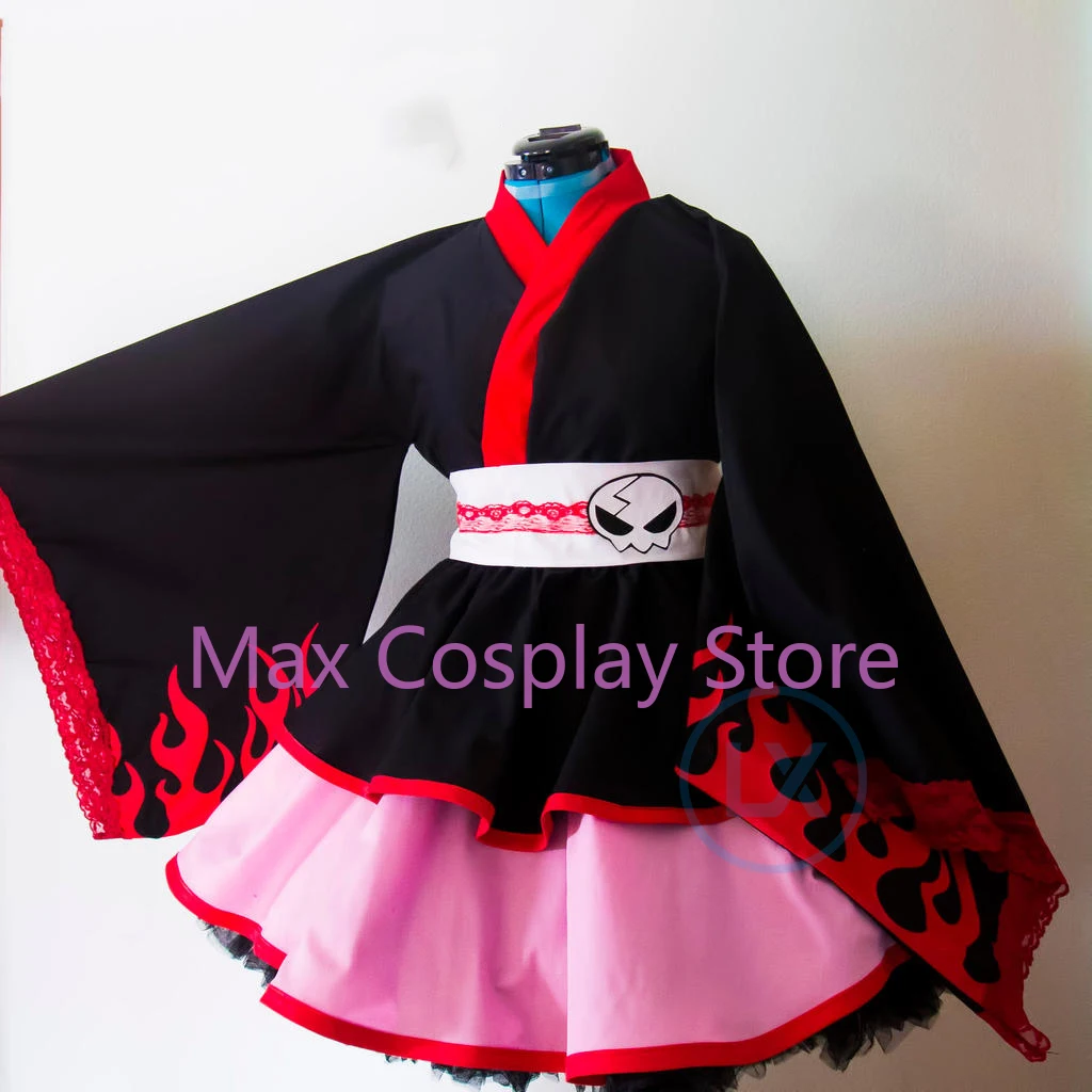 Max Anime Game Film Characters Kimono Dress Cosplay Costume Lolita Kimono Dress Full Sets Custom Made Female Halloween Gift