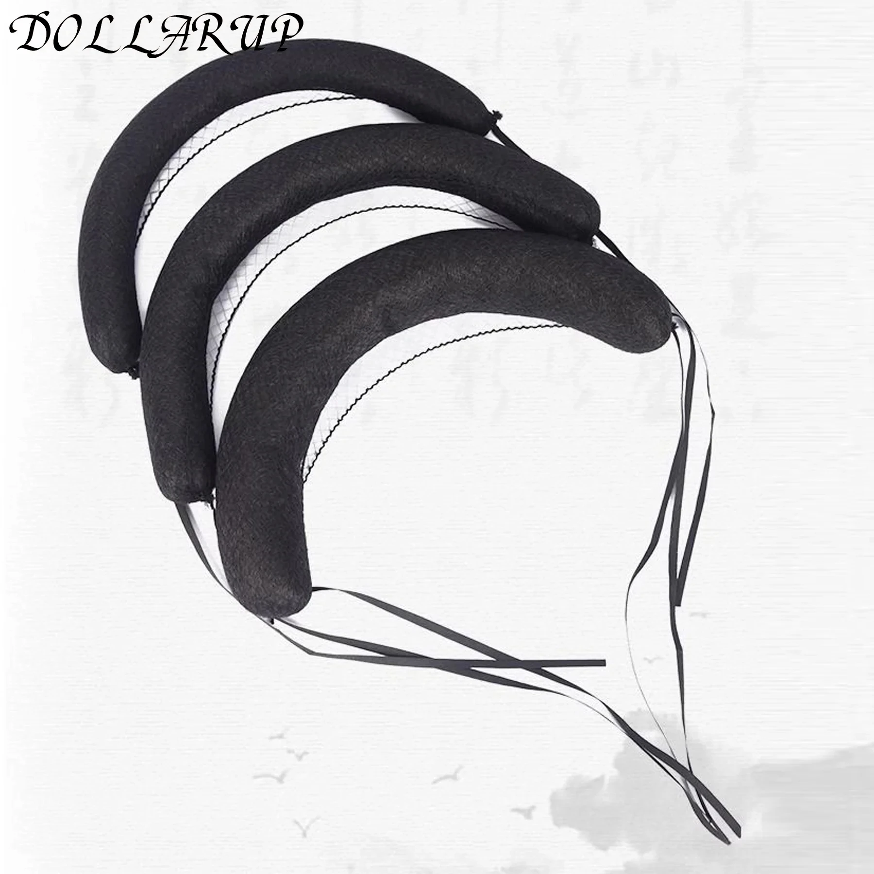 JKL الاصطناعية العتيقة Hanfu شعر مستعار المرأة قطعة واحدة كسول شعر مستعار حقيبة العتيقة الملتوية الشعر عقدة اليومية تنوعا التصميم الوسادة #6