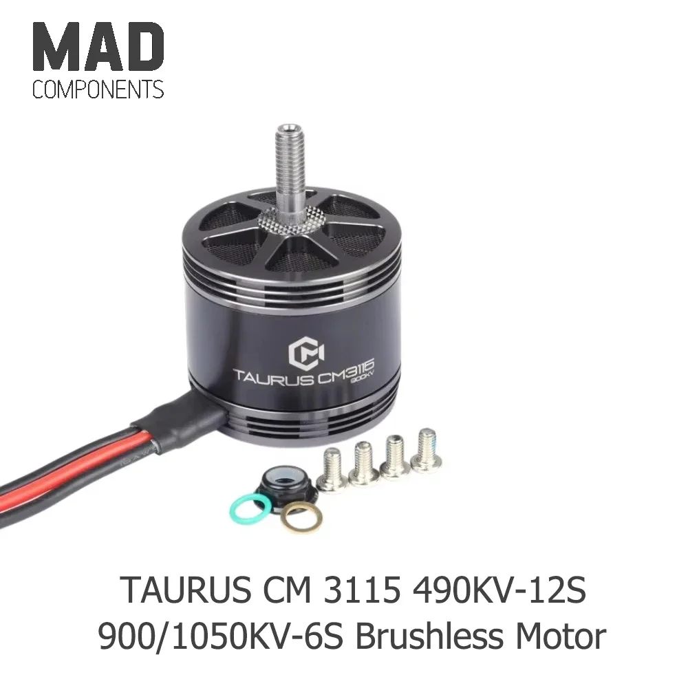 SkyDElMAD TAURUS CM3115 FPV Brushless Motor 490KV 12S 900KV 1050KV 6S for 9-11 Inch X8 Cinelifter Long Range  Parts